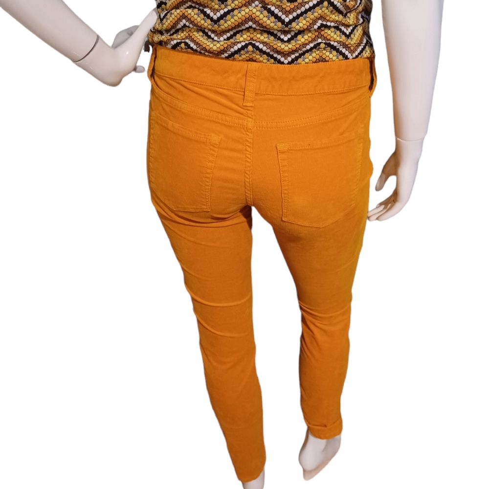 Banana Republic Skinny Fit Goldenrod Corduroy Pants